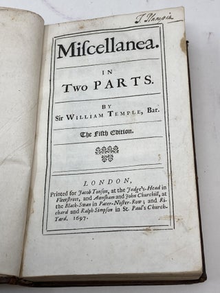 MISCELLANEA IN TWO PARTS