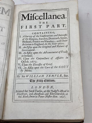 MISCELLANEA IN TWO PARTS