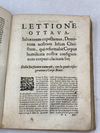 LO STATO DE CORPI BEATI NELL'EMPIREO : SPIEGATO IN DICIOTTO LETTIONI DETTE NEL TEMPO PASCALE NELLA CHIEFA DI SANTI APOSTOLI DI NAPOLI
