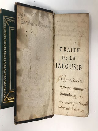 TRAITE DE LA JALOUSIE MOYENS D'ENTRETENIR LA PAIX DANS LE MARIAGE
