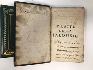 TRAITE DE LA JALOUSIE MOYENS D'ENTRETENIR LA PAIX DANS LE MARIAGE
