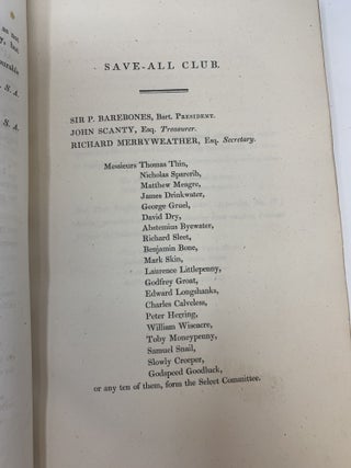 LESSONS OF THRIFT, PUBLISHED FOR GENERAL BENEFIT BY A MEMBER OF THE SAVE-ALL CLUB ( Doheny Bookplates)