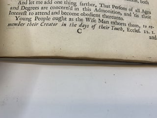 THE GREAT DANGER AND UNCERTAINTY OF A DEATH-BED REPENTANCE, AS IT WAS DELIVER'D IN A FUNERAL SERMON PREACH'D LATELY IN THE PARISH-CHURCH OF CHISWICK, IN MIDDLESEX. PUBLISHED CHIEFLY FOR THE SAKE OF THE ORDINARY SORT OF INHABITANTS OF THAT PARISH