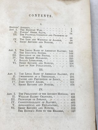 MASSACHUSETTS QUARTERLY REVIEW, VOLUME I