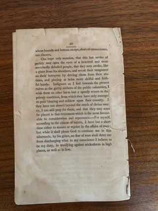 A SOLEMN PROTEST AGAINST THE LATE DECLARATION OF WAR, IN A DISCOURSE, DELIVERED ON THE NEXT LORD'S DAY AFTER THE TIDINGS OF IT WERE RECEIVED.