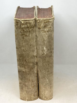 ALLGEMEINES BIBLISCHES LEXICON : IN WELCHEM NEBST DENEN NAMEN, DAS WESEN DERER SACHEN, DAS IST, SO WEIT DAVON IN HEILIGER SCHRIFFT ERWEHNUNG GESCHIEHET, DIE TITUL UND ORDEN DER ENGEL... (TWO VOLUMES)