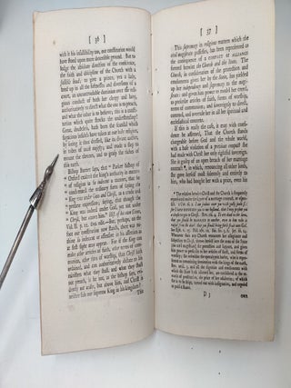 A CALM AND PLAIN ANSWER TO THE ENQUIRY, WHY ARE YOU A DISSENTER FROM THE CHURCH OF ENGLAND? CONTAINING SOME REMARKS ON ITS DOCTRINE, SPIRIT CONSTITUTION, AND SOME OF ITS OFFICES AND FORMS OF DEVOTION. BY THE AUTHOR OF THE DISSENTING GENTLEMAN'S LETTERS TO WHITE. BEING A SUMMARY VIEW OF THE ARGUMENTS CONTAINED IN THOSE LETTERS.