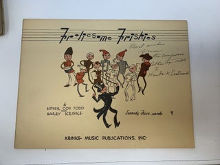 Item #84710 FROLICSOME FRISKIES (SIGNED). Esther Cox Todd, Harry Krinke