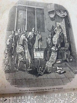 THE HOLY BIBLE, CONTAINING THE OLD AND NEW TESTAMENTS, TRANSLATED FROM THE ORIGINAL TONGUES, AND WITH THE FORMER TRANSLATIONS DILIGENTLY COMPARED AND REVISED; WITH CANNE'S MARGINAL NOTES AND REFERENCES. TO WHICH ARE ADDED AN INDEX: AN ALPHABETICAL TABLE OF ALL THE NAMES IN THE OLD AND NEW TESTAMENTS WITH THEIR SIGNIFICATIONS, TABLE OF SCRIPTURE WEIGHTS, MEASURES, AND COINS, &c.