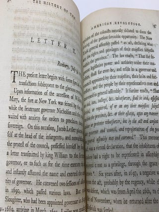THE HISTORY OF THE RISE, PROGRESS, AND ESTABLISHMENT, OF THE INDEPENDENCE OF THE UNITED STATES OF AMERICA: INCLUDING AN ACCOUNT OF THE LATE WAR; AND OF THE THIRTEEN COLONIES, FROM THEIR ORIGIN TO THAT PERIOD (VOLUME I ONLY)