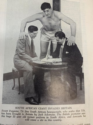 "THE RING" : WORLD'S FOREMOST BOXING MAGAZINE -- BRITISH PRICED EDITION - 1950s. (TWELVE ISSUES)