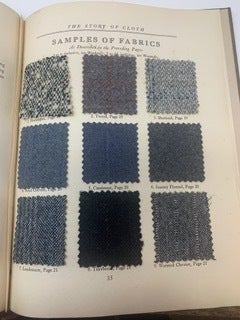 THE STORY OF CLOTH: COMPILED AS A PRACTICAL HANDBOOK FOR MEN WHO SELL MEN'S CLOTHING
