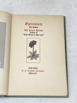 OPTIMISM : AN ESSAY