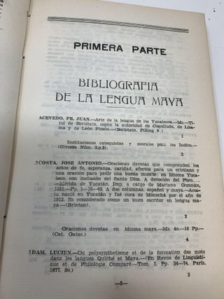 BIBLIOGRAPHIA YUCATECA; Ediciones del MUSEO ARQUEOLOGICO E HISTORICO DE YUCATAN (Deluxe Edition)