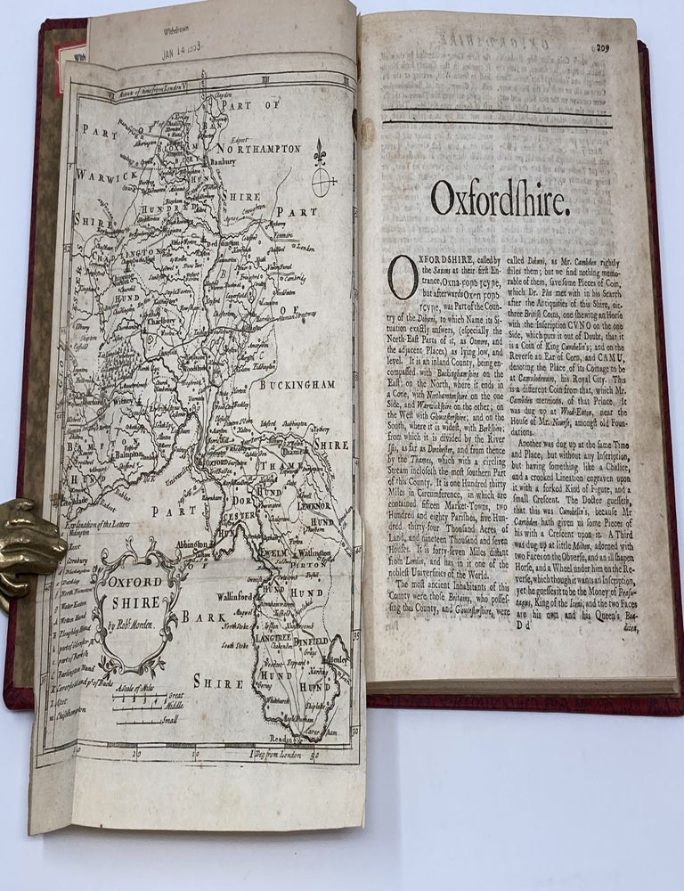 Item #85385 THE HISTORY AND ANTIQUITIES OF THE COUNTY OF OXFORDSHIRE. WHEREIN, TO THE TOPOGRAPHICAL ACCOUNT GIVEN BY MR. CAMBDEN, AND THE LATE EDITORS OF HIS BRITANNIA, IS ADDED A MORE LARGE HISTORY, NOT ONLY OF THE CITIES, BOROUGHS, TOWNS, AND PARISHES MENTIONED BY THEM, BUT ALSO OF MANY OTHER PLACES OF NOTE, AND ANTIQUITIES SINCE DISCOVERED. TOGETHER WITH THE CHRONOLOGY OF THE MOST REMARKABLE ACTIONS OF THE BRITAINS, ROMANS, SAXONS, DANES, AND NORMANS. AND THE PEDIGREES OF OUR NOBLE FAMILIES AND GENTRY, BOTH ANTIENT AND MODERN, ACCORDING TO THE BEST RELATIONS EXTANT. "Collected and, an impartial Hand"