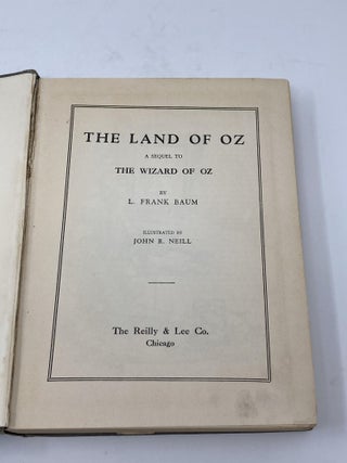THE LAND OF OZ, A SEQUEL TO THE WIZARD OF OZ