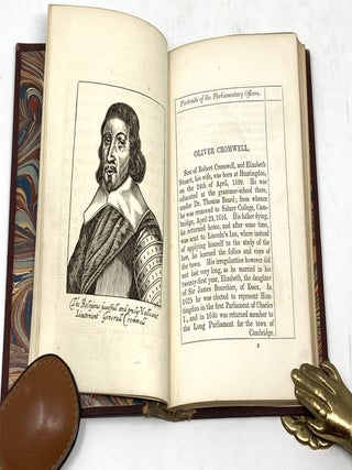 PORTRAITS OF THE PARLIAMENTARY OFFICERS OF THE GREAT CIVIL WAR; BEING FASCIMILES OF A RARE SERIES PUBLISHED IN 1647; WITH NEW BRIEF BIOGRAPHICAL NOTICES OF THEIR LIVES AND ACTIONS
