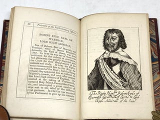 PORTRAITS OF THE PARLIAMENTARY OFFICERS OF THE GREAT CIVIL WAR; BEING FASCIMILES OF A RARE SERIES PUBLISHED IN 1647; WITH NEW BRIEF BIOGRAPHICAL NOTICES OF THEIR LIVES AND ACTIONS