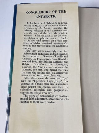 CONQUERORS OF THE ANTARCTICA; Translated from the French by Edward Fitzgerald