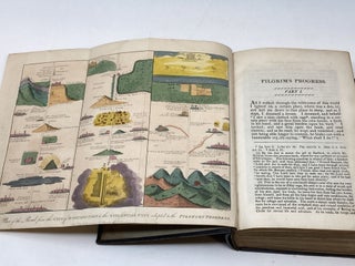 THE PILGRIM'S PROGRESS FROM THIS WORLD TO THAT WHICH IS TO COME; DELIVERED UNDER THE SIMILITUDE OF A DREAM; WHEREIN IS DISCOVERED THE MANNER OF HIS SETTING OUT, HIS DANGEROUS JOURNEY, AND SAFE ARRIVAL AT THE DESIRED COUNTRY. CONTAINING ALSO THE PILGRIMAGE OF HIS WIFE AND CHILDREN, AND THEIR SAFE ARRIVAL. IN THREE PARTS, WITH EXPLANATORY NOTES, EVANGELICAL REFLECTIONS, AND AN ORIGINAL LIFE OF THE AUTHOR, BOUND WITH, THE HOLY WAR, MADE BY KING SHADDAI UPON DIABOLUS. TO WHICH ARE ADDED HEARTS EASE, THE HEAVENLY FOOTMAN, &c. &c.