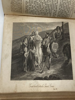 THE PILGRIM'S PROGRESS FROM THIS WORLD TO THAT WHICH IS TO COME; DELIVERED UNDER THE SIMILITUDE OF A DREAM; WHEREIN IS DISCOVERED THE MANNER OF HIS SETTING OUT, HIS DANGEROUS JOURNEY, AND SAFE ARRIVAL AT THE DESIRED COUNTRY. CONTAINING ALSO THE PILGRIMAGE OF HIS WIFE AND CHILDREN, AND THEIR SAFE ARRIVAL. IN THREE PARTS, WITH EXPLANATORY NOTES, EVANGELICAL REFLECTIONS, AND AN ORIGINAL LIFE OF THE AUTHOR, BOUND WITH, THE HOLY WAR, MADE BY KING SHADDAI UPON DIABOLUS. TO WHICH ARE ADDED HEARTS EASE, THE HEAVENLY FOOTMAN, &c. &c.