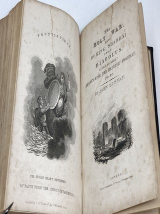 THE PILGRIM'S PROGRESS FROM THIS WORLD TO THAT WHICH IS TO COME; DELIVERED UNDER THE SIMILITUDE OF A DREAM; WHEREIN IS DISCOVERED THE MANNER OF HIS SETTING OUT, HIS DANGEROUS JOURNEY, AND SAFE ARRIVAL AT THE DESIRED COUNTRY. CONTAINING ALSO THE PILGRIMAGE OF HIS WIFE AND CHILDREN, AND THEIR SAFE ARRIVAL. IN THREE PARTS, WITH EXPLANATORY NOTES, EVANGELICAL REFLECTIONS, AND AN ORIGINAL LIFE OF THE AUTHOR, BOUND WITH, THE HOLY WAR, MADE BY KING SHADDAI UPON DIABOLUS. TO WHICH ARE ADDED HEARTS EASE, THE HEAVENLY FOOTMAN, &c. &c.