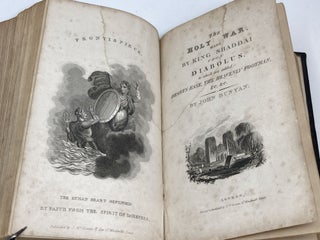 THE PILGRIM'S PROGRESS FROM THIS WORLD TO THAT WHICH IS TO COME; DELIVERED UNDER THE SIMILITUDE OF A DREAM; WHEREIN IS DISCOVERED THE MANNER OF HIS SETTING OUT, HIS DANGEROUS JOURNEY, AND SAFE ARRIVAL AT THE DESIRED COUNTRY. CONTAINING ALSO THE PILGRIMAGE OF HIS WIFE AND CHILDREN, AND THEIR SAFE ARRIVAL. IN THREE PARTS, WITH EXPLANATORY NOTES, EVANGELICAL REFLECTIONS, AND AN ORIGINAL LIFE OF THE AUTHOR, BOUND WITH, THE HOLY WAR, MADE BY KING SHADDAI UPON DIABOLUS. TO WHICH ARE ADDED HEARTS EASE, THE HEAVENLY FOOTMAN, &c. &c.