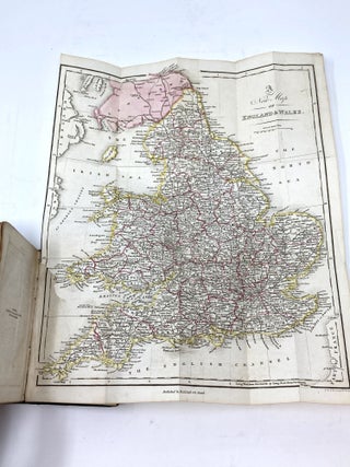 LEIGH'S NEW POCKET ROAD-BOOK OF ENGLAND AND WALES, CONTAINING AN ACCOUNT OF ALL THE DIRECT AND CROSS ROADS; TOGETHER WITH A DESCRIPTION OF EVERY REMARKABLE PLACE, ITS CURIOSITIES, MANUFACTURES, COMMERCE, POPULATION, AND PRINCIPAL INNS;TO WHICH ARE ADDED PLEASURE TOURS TO THE MOST PICTURESQUE PARTS OF THE COUNTRY. THE WHOLE FORMING A COMPLETE GUIDE TO EVERY OBJECT WORTHY THE ATTENTION OF TRAVELLERS.