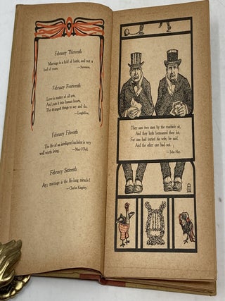 BACHELOR BIGOTRIES: COMPILED BY AN OLD MAID AND APPROVED BY A YOUNG BACHELOR. ILLUSTRATED BY AN EX-BACHELOR. PUBLISHED BY A YOUNG MARRIED MAN.