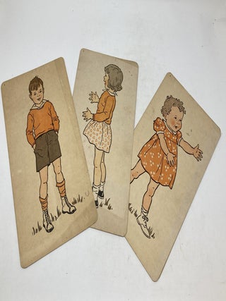 DICK, AND JANE TEACHING PLACARDS (TWO SETS); (and Mother, Father, Sally, Spot and Puff, too!)