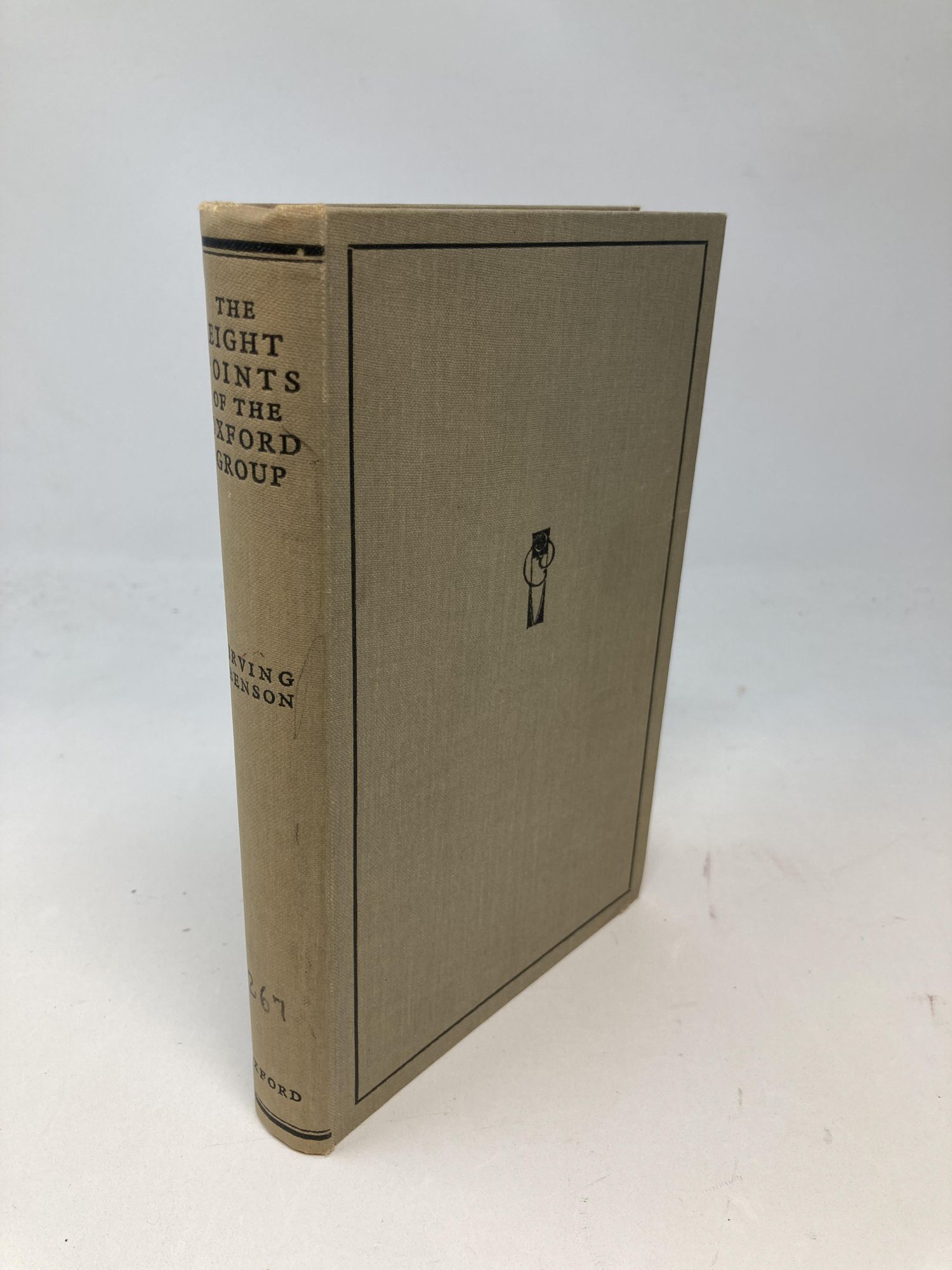 THE EIGHT POINTS OF THE OXFORD CLUB | C. Irving Benson | Early reprint