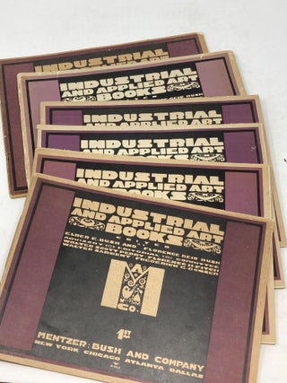 Item #86105 INDUSTRIAL AND APPLIED ART BOOKS, VOLUMES 1-5, 7. Elmer E. Bush, And Florence Reid Bush