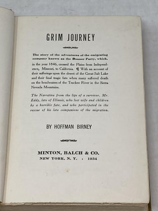 GRIM JOURNEY (SIGNED)
