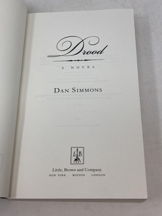 DROOD (ADVANCED READING COPY)