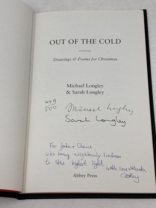 OUT OF THE COLD : DRAWINGS AND POEMS FOR CHRISTMAS (SIGNED)