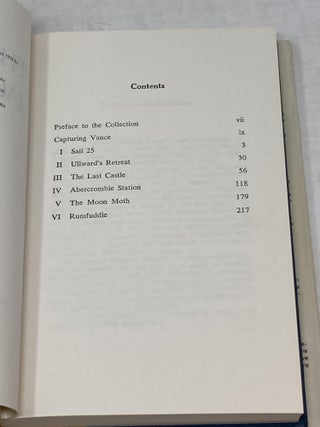 THE BEST OF JACK VANCE; With an Introduction by Barry N. Malzberg
