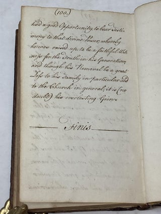 A BRIEF JOURNAL OF THE LIFE, TRAVELS AND LABOURS OF LOVE, IN THE WORK OF THE MINISTRY, OF THAT EMINENT AND FAITHFUL SERVANT OF JESUS CHRIST, THOMAS WILSON. WHO DEPARTED THIS LIFE, AT HIS OWN HABITATION, NEAR EDENDERRY, IN THE KINGDOM OF IRELAND, THE 20TH OF THE THIRD MONTH, 1725 (COMPLETED COPY OF 100 PAGES)