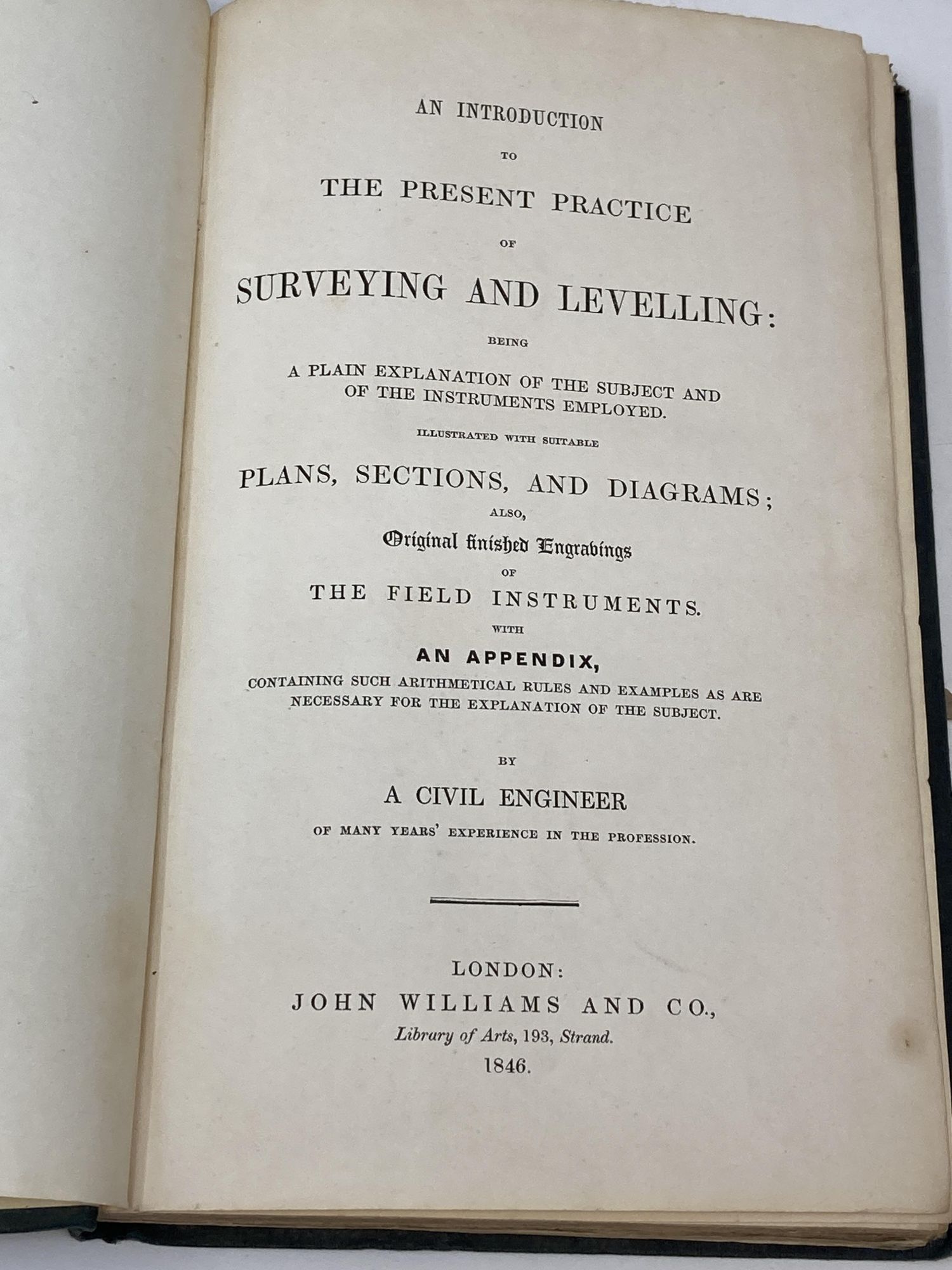 AN INTRODUCTION TO THE PRESENT PRACTICE OF SURVEYING AND LEVELLING ...