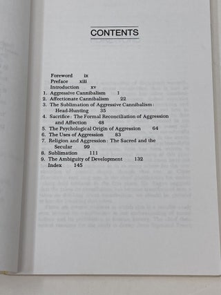 CANNIBALISM: HUMAN AGGRESSION AND CULTURAL FORM (SIGNED)
