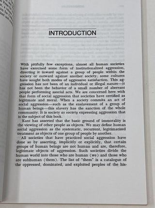 CANNIBALISM: HUMAN AGGRESSION AND CULTURAL FORM (SIGNED)