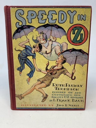 Item #86654 SPEEDY IN OZ. Ruth Plumly Thompson, L. Frank Baum