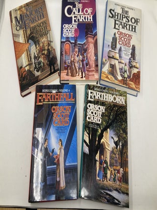 Item #86685 HOMECOMING SERIES, VOLUMES 1-5: THE MEMORY OF EARTH, THE SHIPS OF EARTH, THE CALL OF...