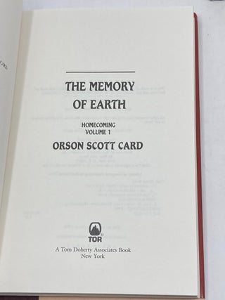 HOMECOMING SERIES, VOLUMES 1-5: THE MEMORY OF EARTH, THE SHIPS OF EARTH, THE CALL OF EARTH, EARTHFALL, EARTHBORN (SET OF FIVE)
