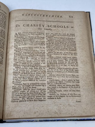 A TOPOGRAPHICAL, ECCLESIASTICAL, AND NATURAL HISTORY OF GLOUCESTERSHIRE, WITH PEDIGREES OF ALL THE NOBLE FAMILIES AND GENTRY, BOTH ANCIENT AND MODERN, BIOGRAPHICAL NOTICES OF EMINENT AND LEARNED MEN TO WHOM THIS COUNTRY HAS GIVEN BIRTH; ALSO AN ALPHABETICAL TABLE OF THE TOWNS, VILLAGES, AND HAMLETS, WITH THE SEVERAL HUNDREDS AND DEANERIES IN WHICH THEY STAND, TOGETHER WITH THE VALUE OF THE CHURCHES IN THE KING'S BOOKS, COLLECTED AND COMPOSED ACCORDING TO THE BEST RELATIONS EXTANT.