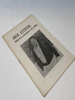 JOSE ANTONIO, HEROE DE LA UNIVERSIDAD Y DEL PUEBLO