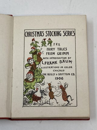 CHRISTMAS STOCKING SERIES: CINDERELLA AND SLEEPING BEAUTY; FAIRY TALES FROM ANDERSON; ANIMAL ABC / A CHILD'S VISIT TO THE ZOO; THE STORY OF LITTLE BLACK SAMBO; FAIRY TALES FROM GRIMM; THE NIGHT BEFORE CHRISTMAS (SET OF SIX BOOKS)