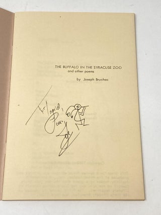 THE BUFFALO IN THE SYRACUSE ZOO AND OTHER POEMS (SIGNED); (Greenfield Review Chapbook # 3)