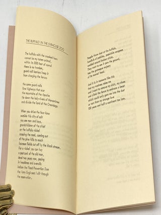 THE BUFFALO IN THE SYRACUSE ZOO AND OTHER POEMS (SIGNED); (Greenfield Review Chapbook # 3)