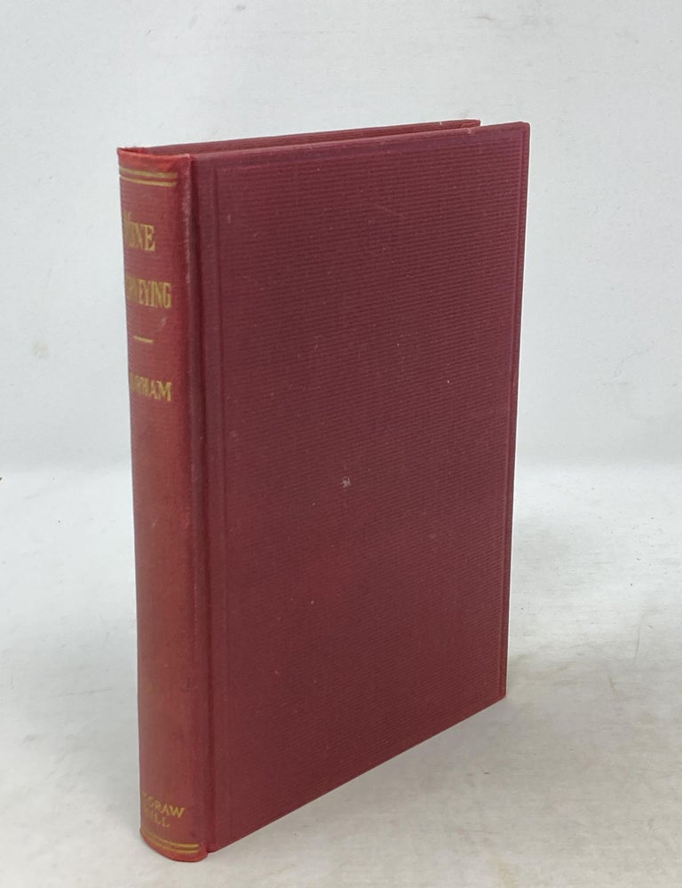 Item #86847 MINE SURVEYING. Edward B. Durham.