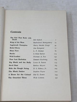 THE WILD HORSE ROUNDUP : A COLLECTION OF STORIES BY THE MEMBERS OF THE WESTERN WRITERS OF AMERICA; Illustrated by Paul Brown